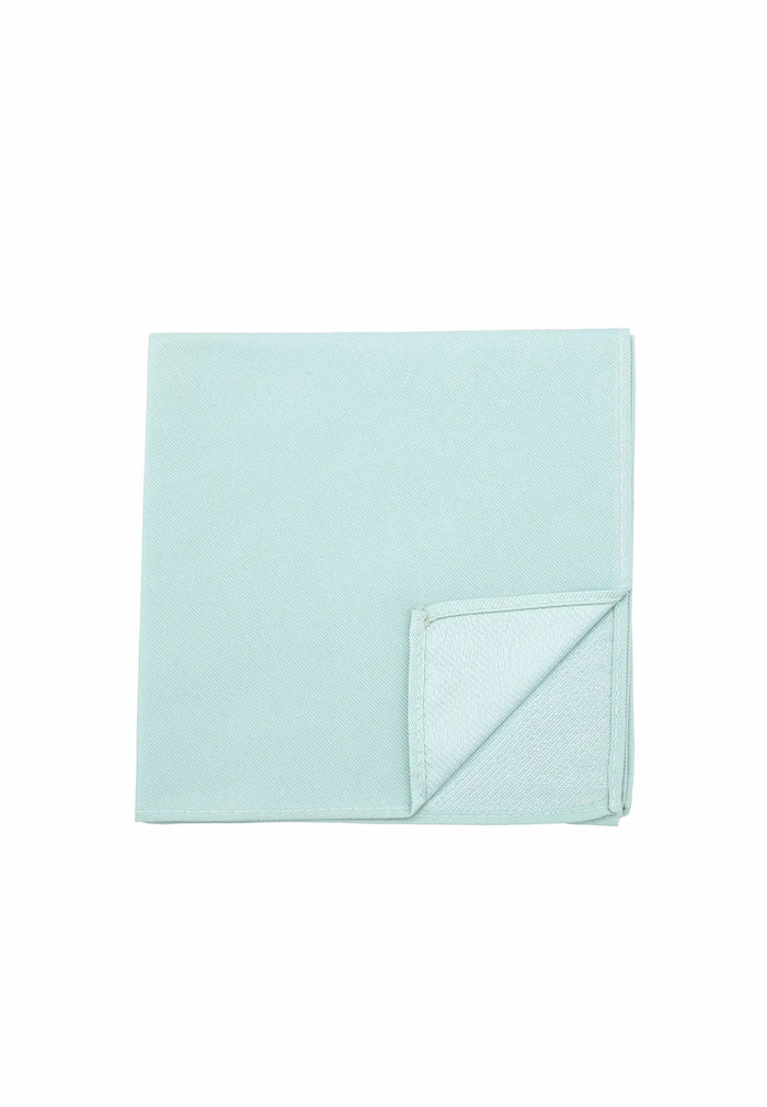 Men's silk pocket square - solid pastel colors