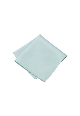 Men's silk pocket square - solid pastel colors
