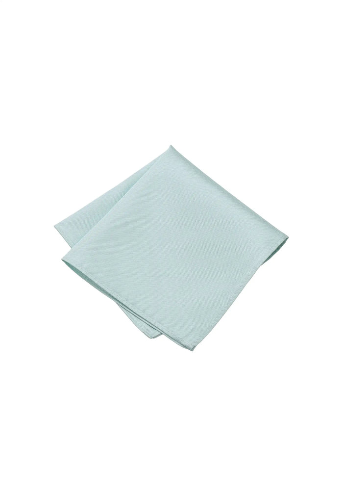 Men's silk pocket square - solid pastel colors