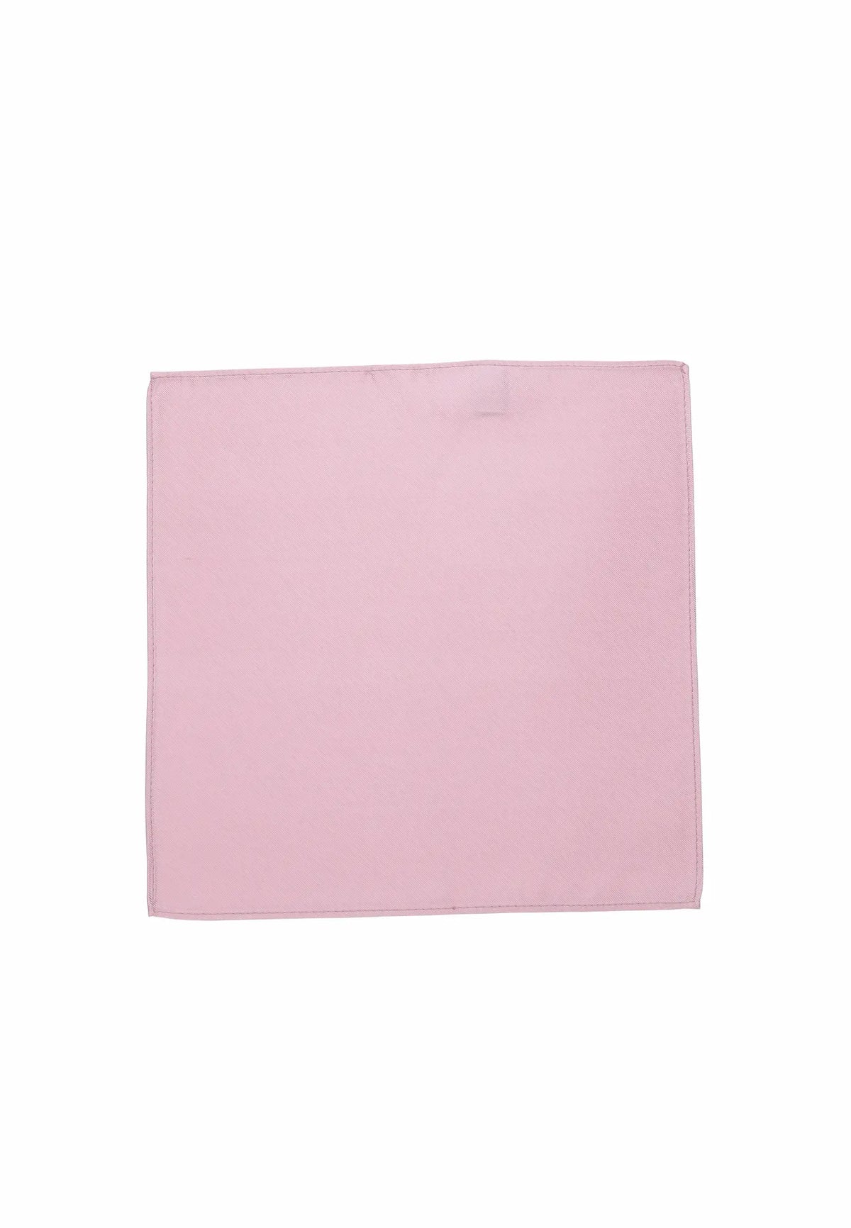 (Rosa) Uni Seiden-Einstecktuch 28x28cm in Pastellfarbe, Vorderseite mit Ecke