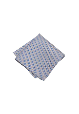 Men's silk pocket square – tile pattern