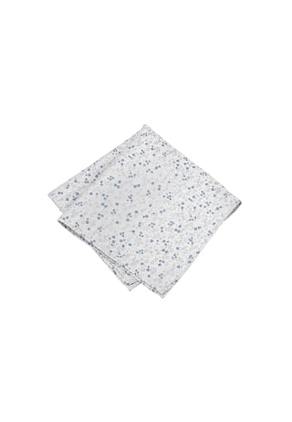 Men's silk pocket square – floral pattern