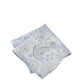 (Blau) Einstecktuch Hochzeit Paisley Seide – diagonal gefaltet