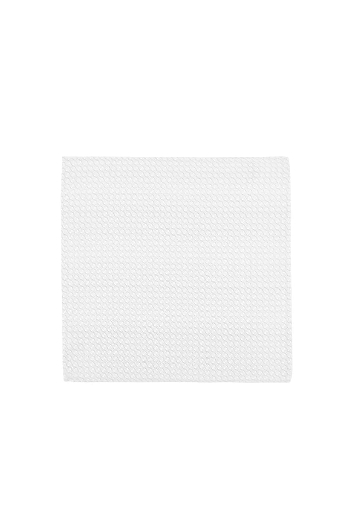 Men's silk pocket square for weddings – Circles