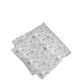 (Taupe) Einstecktuch Hochzeit Floral Seide – diagonal gefaltet