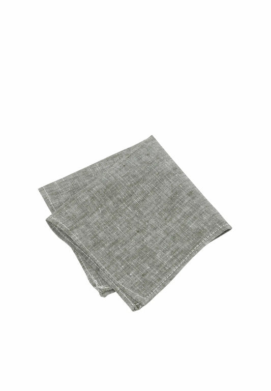 (Mint) Einstecktuch Herren Leinen – Pochette gefaltet