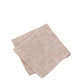 (Beige) Einstecktuch Herren Leinen – Pochette gefaltet