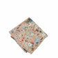(Beige) Einstecktuch Herren Blumenmuster Seide – Pochette gefaltet