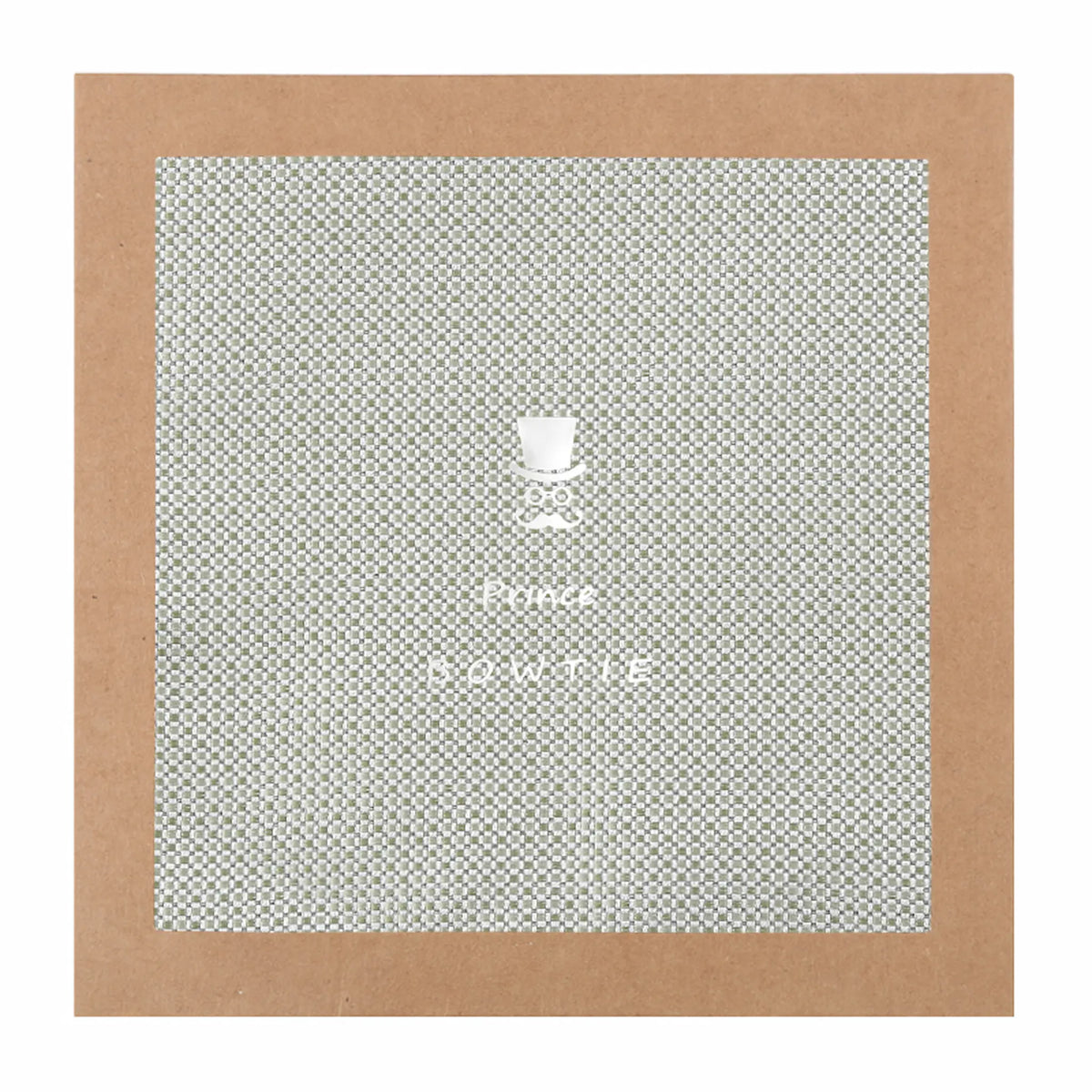 (Mint) Einstecktuch Mikromuster in Geschenkverpackung – Prince Bowtie