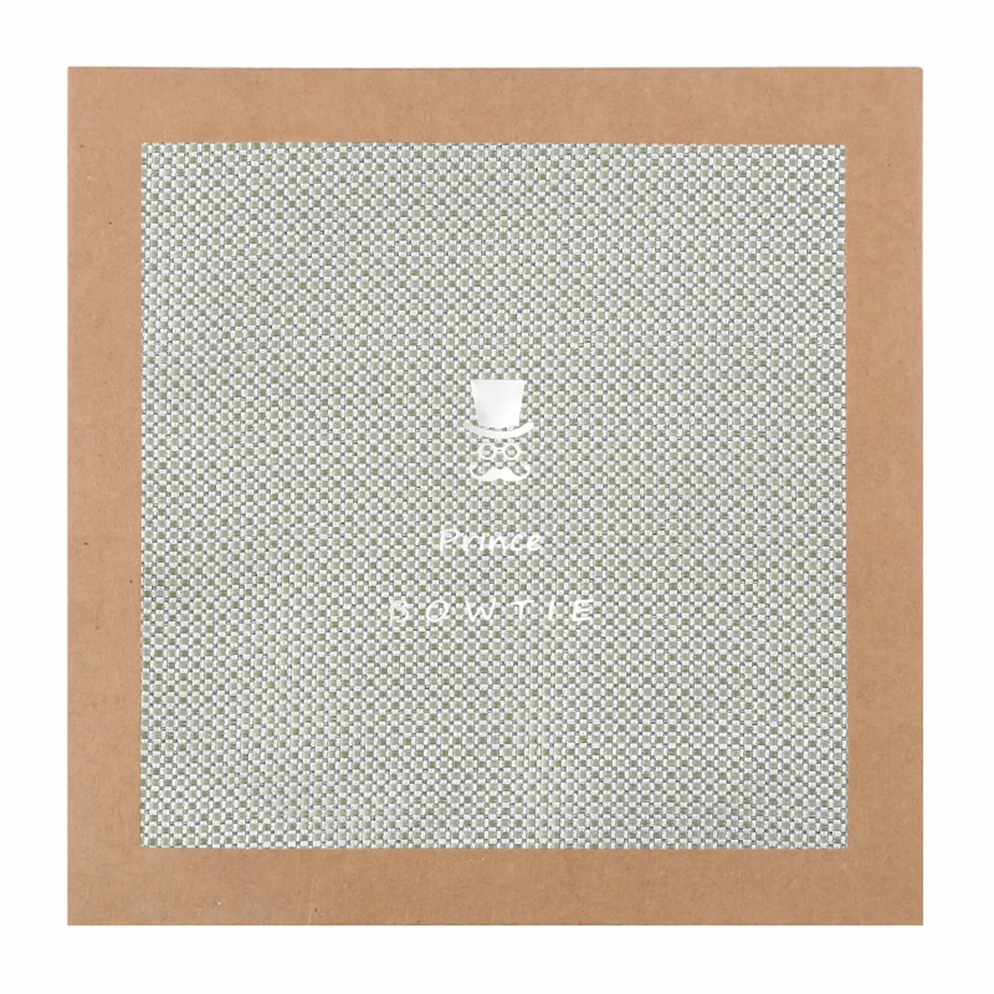 (Mint) Einstecktuch Mikromuster in Geschenkverpackung – Prince Bowtie