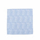 (Hellblau) Einstecktuch Herren Seide 28x28 cm – Gesamtansicht