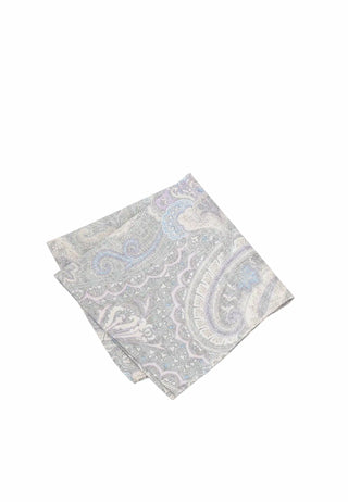 Men's cotton pocket square - Paisley