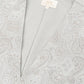 (Beige) Hochzeitsweste Sterlington Paisley – V-Ausschnitt mit Label