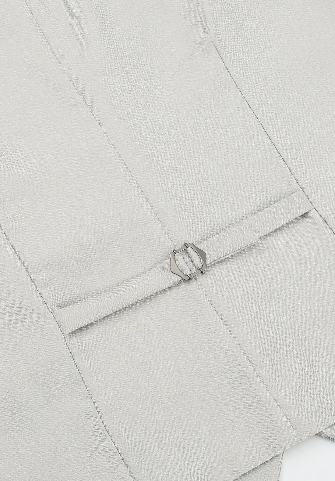 (Grün) Hochzeitsweste Herren – Rückseite mit verstellbarem Riegel und Metallschnalle
