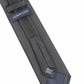 (Schwarz Würfelmuster) Rückseite der Zip-Trauerkrawatte mit Reißverschluss und Schlaufe, vorgebunden und verstellbar