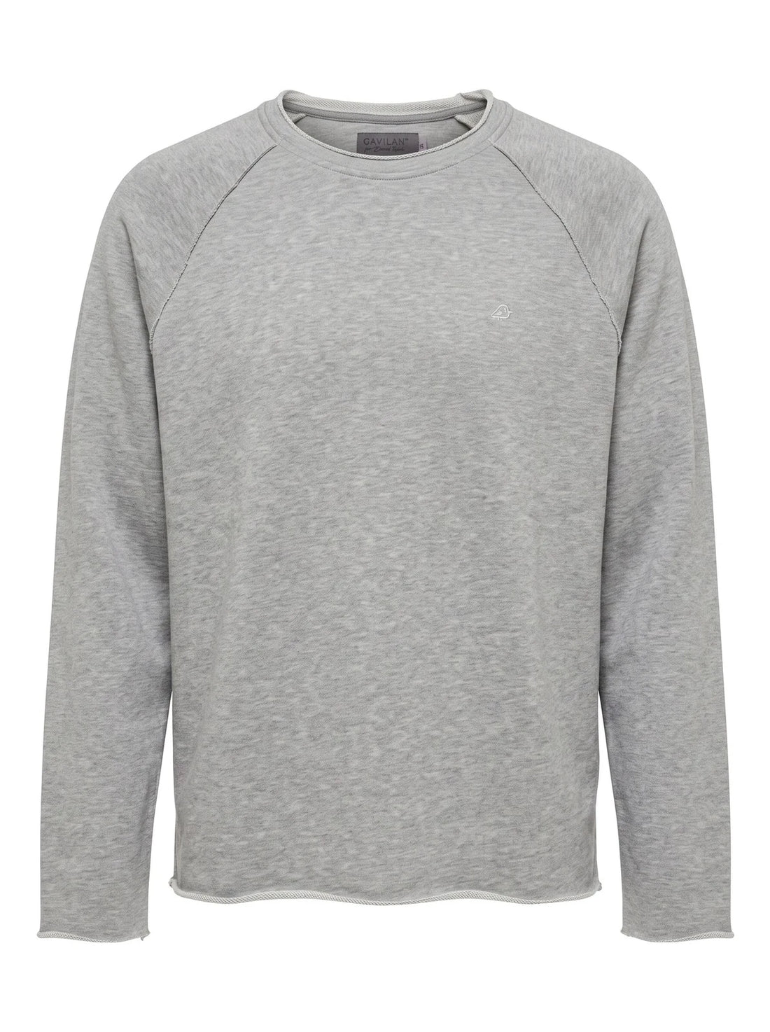 (Grau meliert) GAVILAN Soa Sweater – Vorderansicht