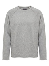 (Grau meliert) GAVILAN Soa Sweater – Vorderansicht